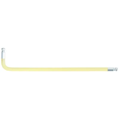 KS Tools Doppel-Kugelkopf-Innensechskant-Winkelstiftschlüssel, XL, 6,0 mm, Hellgelb