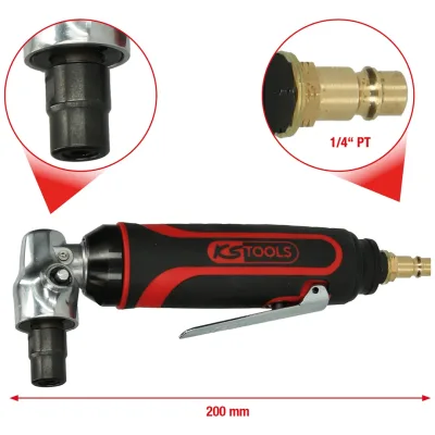 KS Tools Druckluft-Winkelstabschleifer, 18.000 U/min