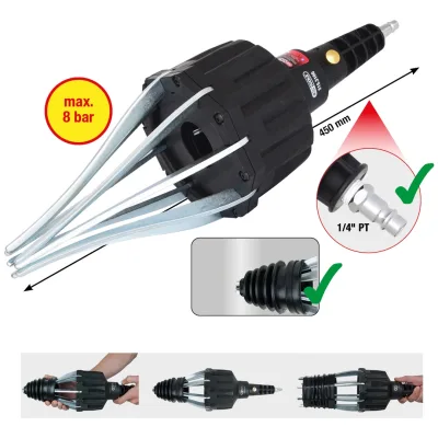 KS Tools Druckluftmontagegerät für Achsmanschetten, 450 mm