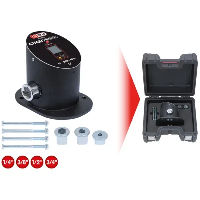 KS Tools Elektronisches Werkstattprüfgerät, 5-500 Nm
