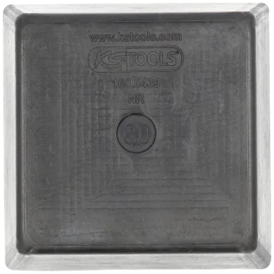 KS Tools Gummiauflage 16 für Hebebühnen, 120 x 120 x 100 mm