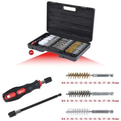 KS Tools MASTER Reinigungs-Bürsten-Satz, 38-tlg