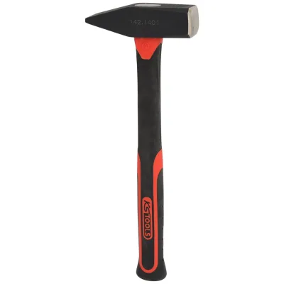 KS Tools Schlosserhammer mit Fiberglasstiel, 1000g