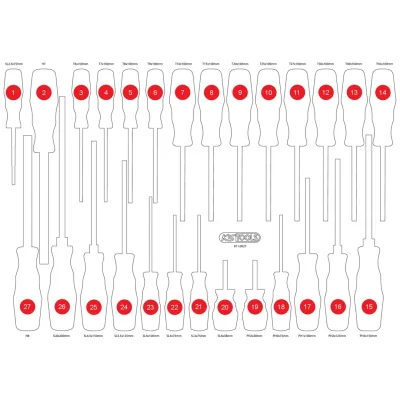 KS Tools Leere Schaumstoffeinlage zu 811.0027