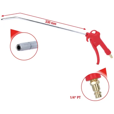 KS Tools Universal-Druckluft-Ausblaspistole, 330 mm