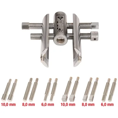 KS Tools Vario-Muttern- und Kappenschlüssel-Satz, 13-tlg.