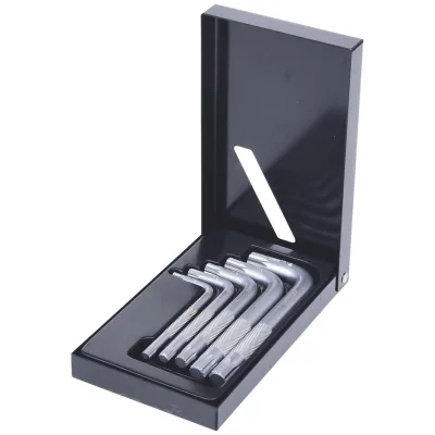KS Tools XZN-Winkelstiftschlüssel-Satz, kurz, 5-tlg