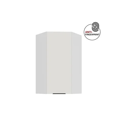 Küche ARIA Eckhängeschrank 60 cm, Höhe 90 cm Weiss Küchenzeile Anti Fingerprint