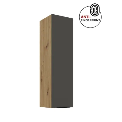 Küche ARIA Hängeschrank 30 cm Höhe 90 cm Graphite Küchenzeile Anti Fingerprint