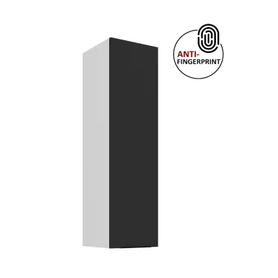 Küche ARIA Hängeschrank 30 cm Höhe 90 cm Schwarz Küchenzeile Anti Fingerprint