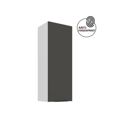 Küche ARIA Hängeschrank 40 cm Höhe 90 cm Graphite Küchenzeile Anti Fingerprint