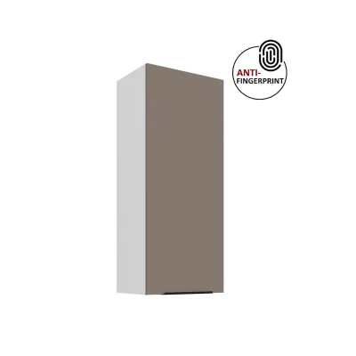 Küche ARIA Hängeschrank 45 cm Höhe 90 cm Sandgrau Küchenzeile Anti Fingerprint