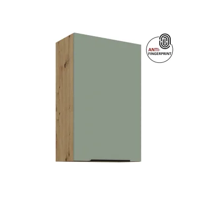 Küche ARIA Hängeschrank 50 cm Höhe 90 cm Aquamarin Küchenzeile Anti Fingerprint