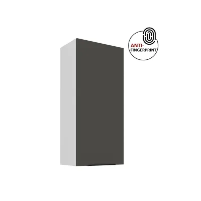 Küche ARIA Hängeschrank 50 cm Höhe 90 cm Graphite Küchenzeile Anti Fingerprint
