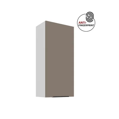 Küche ARIA Hängeschrank 50 cm Höhe 90 cm Sandgrau Küchenzeile Anti Fingerprint