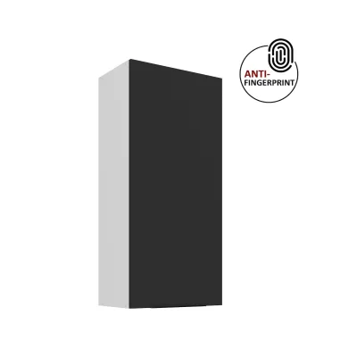 Küche ARIA Hängeschrank 50 cm Höhe 90 cm Schwarz Küchenzeile Anti Fingerprint