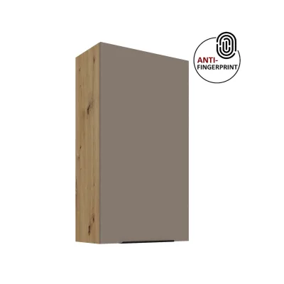 Küche ARIA Hängeschrank 60 cm Höhe 90 cm Sandgrau Küchenzeile Anti Fingerprint