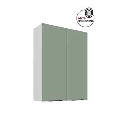 Küche ARIA Hängeschrank 80 cm Höhe 90 cm Aquamarin Küchenzeile Anti Fingerprint