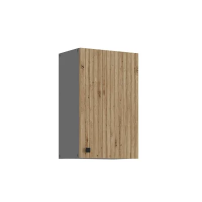 Küche AVA Artisan Hängeschrank 45 cm Lamellenoptik Küchenzeile Einbauküche