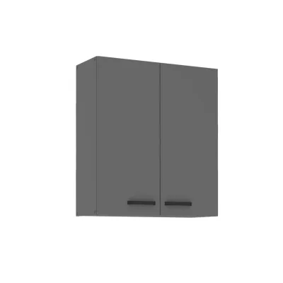 Küche NESSA Hängeschrank 80 cm Anthrazit Küchenzeile Küchenblock Einbauküche
