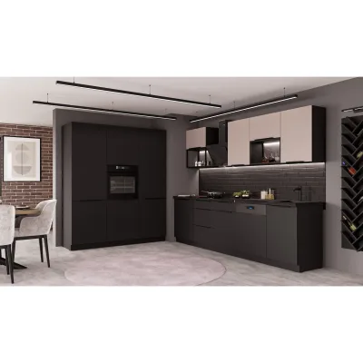 Küche SIENA + ARONA LOFT 280 + 180 Küchenzeile Küchenblock Einbauküche Kaschmir