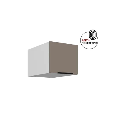 Küchen Aufsatzschrank 40 Küche ARIA Sandgrau matt Küchenzeile Anti Fingerprint