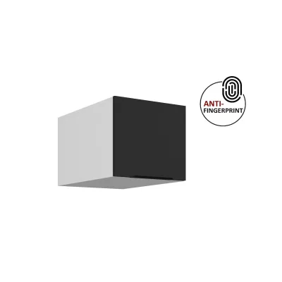 Küchen Aufsatzschrank 40 Küche ARIA Schwarz matt Küchenzeile Anti Fingerprint