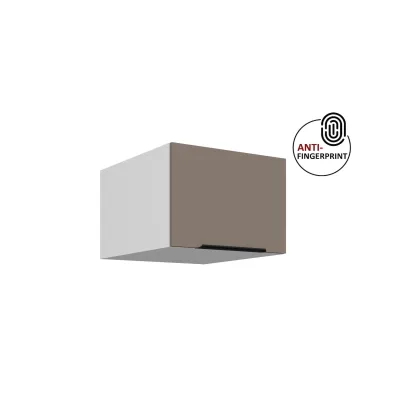 Küchen Aufsatzschrank 50 Küche ARIA Sandgrau matt Küchenzeile Anti Fingerprint