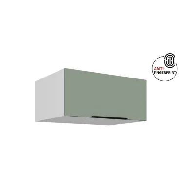 Küchen Aufsatzschrank 80 Küche ARIA Aquamarin matt Küchenzeile Anti Fingerprint