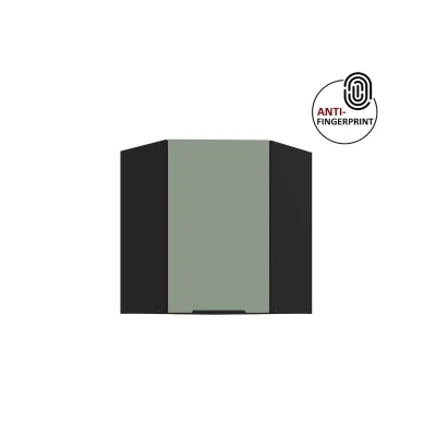 Küchen Eckschrank 60 cm Küche ARIA Aquamarin matt Anti Fingerprint Küchenzeile