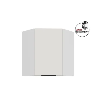 Küchen Eckschrank 60 cm Küche ARIA Weiss ultra matt Anti Fingerprint Küchenzeile