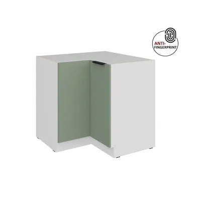 Küchen Eckschrank 90x90 cm Küche ARIA Aquamarin matt Anti Fingerprint Küchenzeile