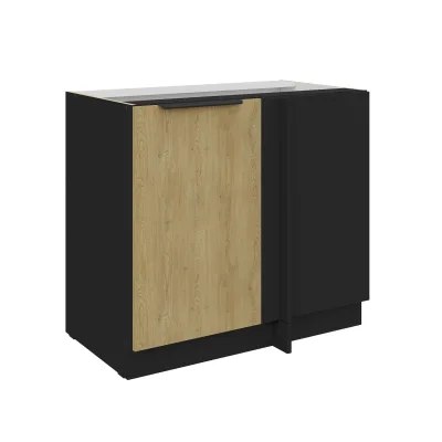 Küchen Eckunterschrank 105 cm CREMONA Eiche hell Küche Küchenzeile Küchenblock