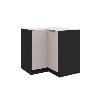 Küchen Eckunterschrank 90x90 cm Küche ARONA Kaschmir beige Küchenzeile