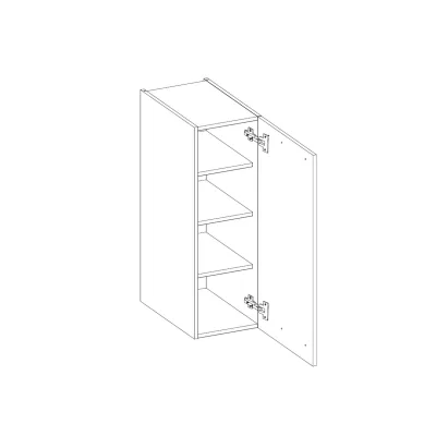 Küchen Hängeschrank 30 cm Küche ARONA Kaschmir beige Küchenzeile Küchenblock