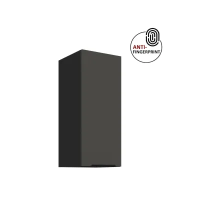 Küchen Hängeschrank 30 Küche ARIA Graphite matt Küchenzeile Anti Fingerprint