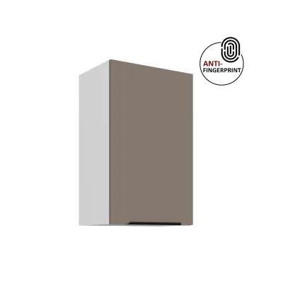 Küchen Hängeschrank 45 cm Küche ARIA Sandgrau matt Küchenzeile Anti Fingerprint