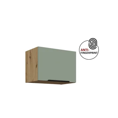 Küchen Hängeschrank 50 Küche ARIA Aquamarin matt Küchenzeile Anti Fingerprint