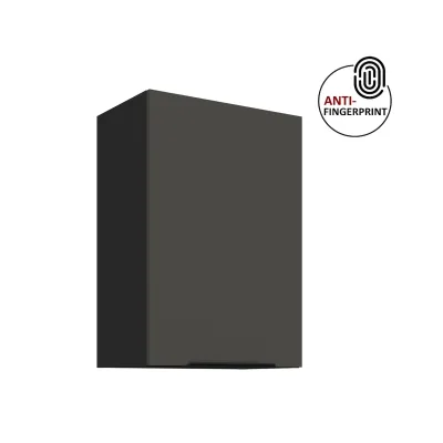 Küchen Hängeschrank 50 Küche ARIA Graphite matt Küchenzeile Anti Fingerprint