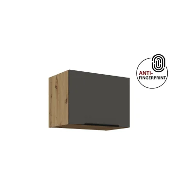 Küchen Hängeschrank 50 Küche ARIA Graphite matt Küchenzeile Anti Fingerprint