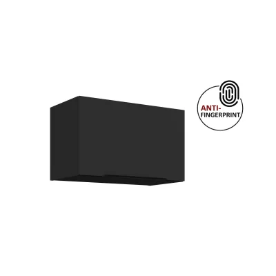 Küchen Hängeschrank 60 Küche ARIA Schwarz matt Küchenzeile Anti Fingerprint