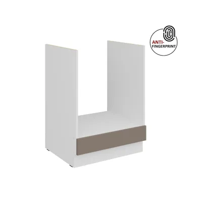 Küchen Herdschrank 60 cm Küche ARIA Sandgrau matt Anti Fingerprint Küchenzeile