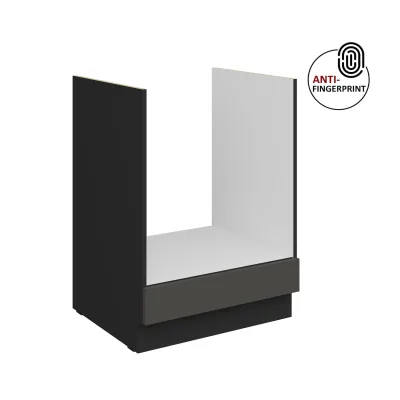 Küchen Herdschrank 60 Küche ARIA Graphite matt Anti Fingerprint Küchenzeile