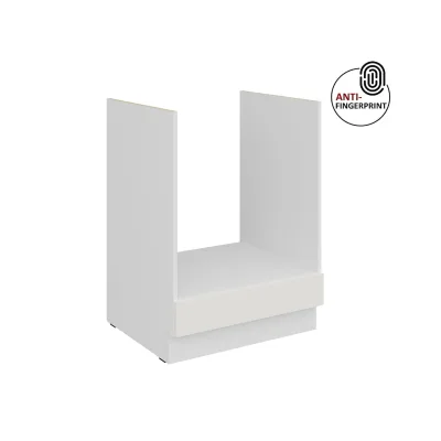 Küchen Herdschrank 60 Küche ARIA Weiss ultra matt Anti Fingerprint Küchenzeile