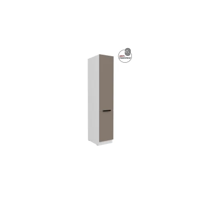 Küchen Hochschrank 40 cm Küche ARIA Sandgrau matt Anti Fingerprint Küchenzeile