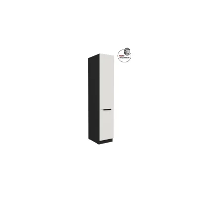 Küchen Hochschrank 40 cm Küche ARIA Weiß ultra matt Anti Fingerprint Küchenzeile
