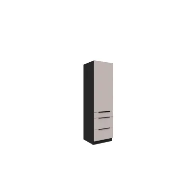 Küchen Hochschrank 60 cm ARONA Kaschmir beige Küchenzeile Küchenblock Küche