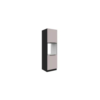 Küchen Hochschrank 60 cm ARONA Kaschmir beige Küchenzeile Küchenblock Küche