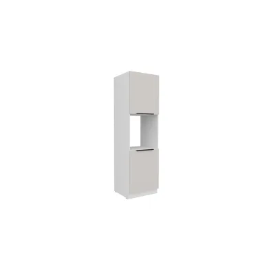 Küchen Hochschrank 60 cm COMO Kaschmir + Weiß Küchenzeile Küchenblock Küche
