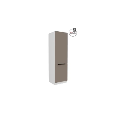 Küchen Hochschrank 60 cm Küche ARIA Sandgrau matt Anti Fingerprint Küchenzeile